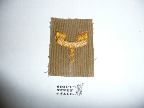 Second Class Rank Patch - 1946-1954 - Khaki Twill Type 7C - Lt. Use