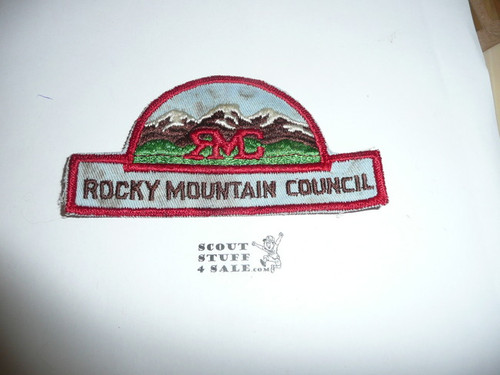 Rocky Mountain HAT Council Patch (CP) - Dirty