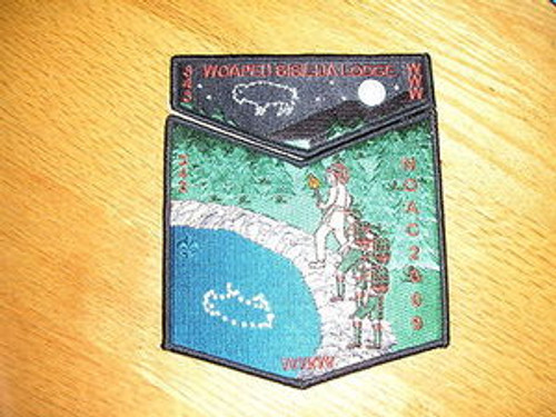 Order of the Arrow Lodge #343 Woapeu Sisilija 2009 NOAC 2pc Flap Set