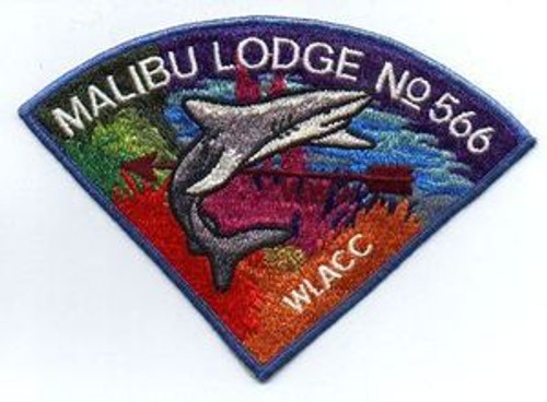 Order of the Arrow Lodge #566 Malibu P3 Pie Patch - SCARCE