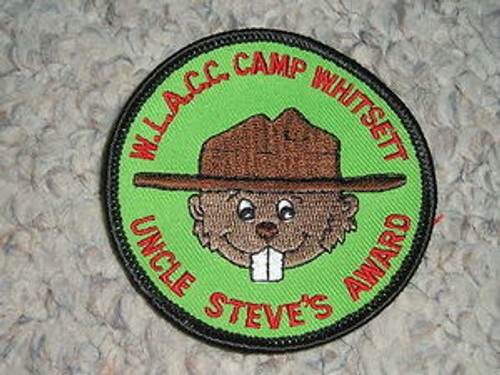 1990's Camp Whitsett Uncle Steve's Award Patch - Scout