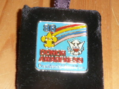 1986 BSA Donor Awareness Pin - Scout