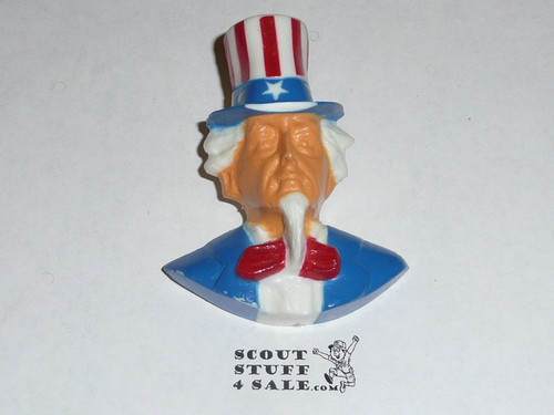 Uncle Sam Neckerchief Slide, by Torchy Plastics
