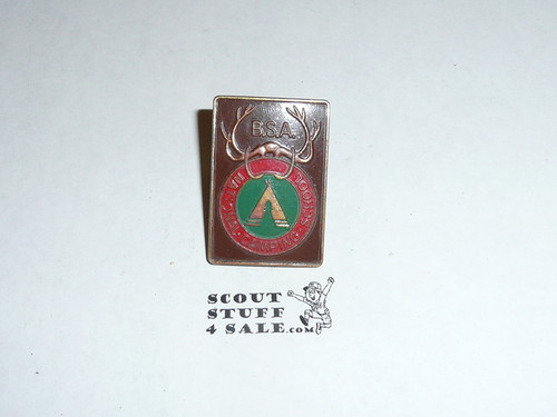 National Camp School Metal Neckerchief Slide