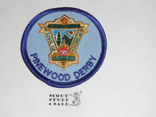 95th BSA Anniversary Patch, Pinewood Derby