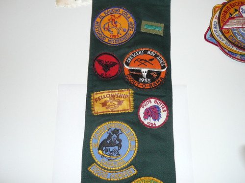 Crescent Bay Area Council, Sash and Unit Patch From Pictured Scout, Contact Webmaster for More Information