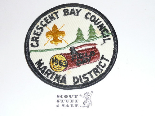 Crescent Bay Area Council, 1963 Marina District Field Day Patch
