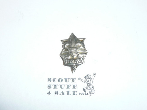 Old Stamped Israeli Boy Scout Pin