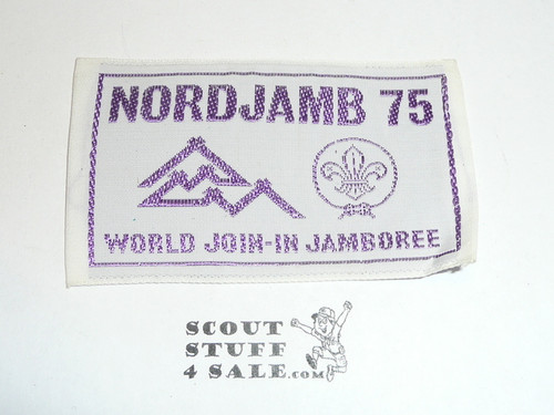 1975 Nordjamb Woven Patch