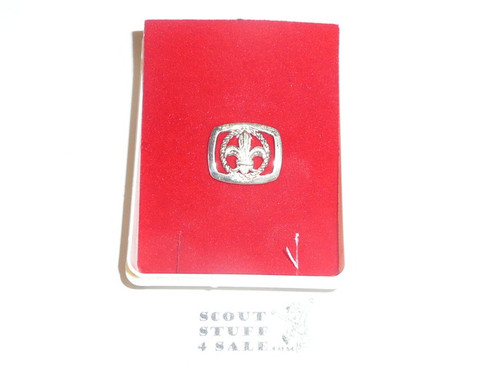 Sterling Silver Foreign Boy Scout Tie Tack in Box