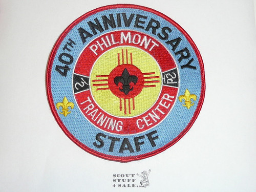 Philmont Scout Ranch, Training Center, Fortieth Anniversary Staff Jacket Patch