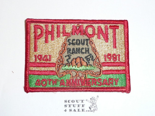 Philmont Scout Ranch, 1981 40th Anniversary Patch