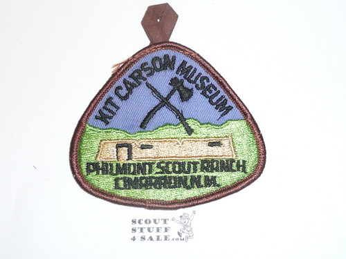Philmont Scout Ranch, Kit Carson Museum With Button Loop and Plastic Back