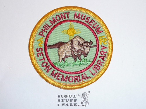 Philmont Scout Ranch, Philmont Museum Seton Memorial Library Yellow Border Patch