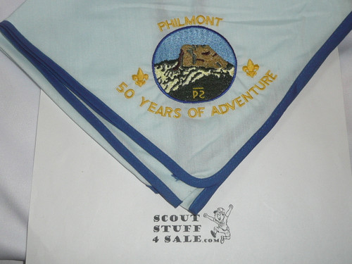 Philmont Scout Ranch Neckerchief, 50th Anniversary Embroidered