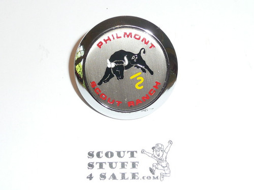 Philmont Scout Ranch Plastic Neckerchief Slide, Bull