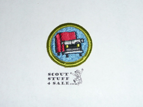 Truck Transportation - Type H - Fully Embroidered Plastic Back Merit Badge (1972-2002)