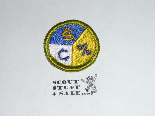 Personal Finances - Type G - Fully Embroidered Cloth Back Merit Badge (1961-1971)