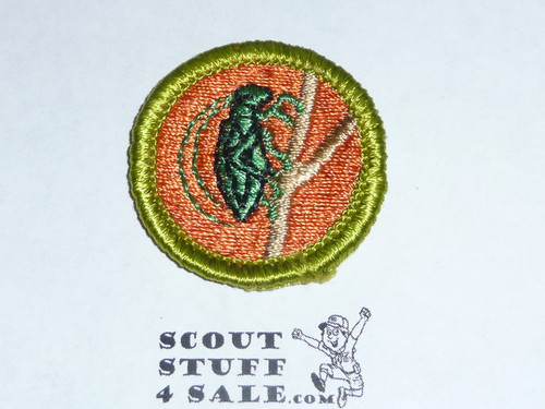 Insect Life - Type G - Fully Embroidered Cloth Back Merit Badge (1961-1971)