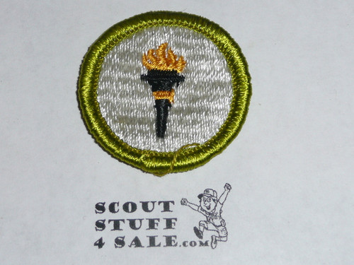 Public Health - Type G - Fully Embroidered Cloth Back Merit Badge (1961-1971)