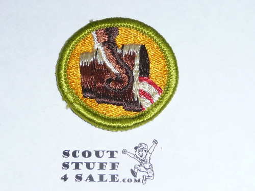 Metallurgy - Type G - Fully Embroidered Cloth Back Merit Badge (1961-1971)