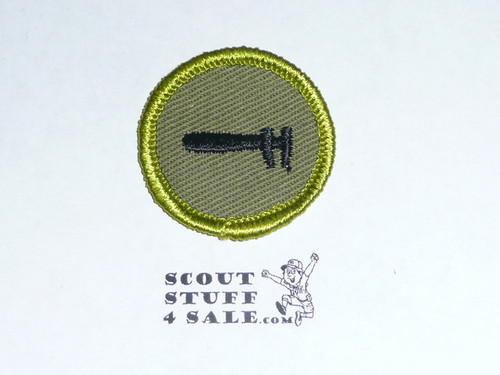 Machinery - Type F - Rolled Edge Twill Merit Badge (1961-1968)