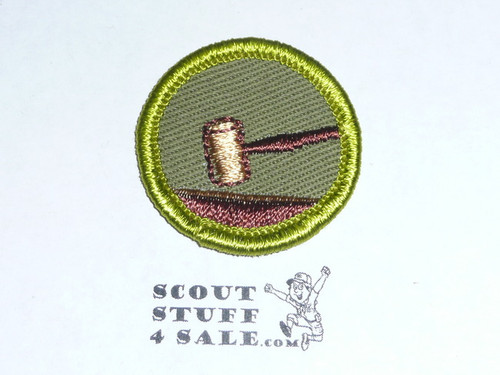 Public Speaking - Type F - Rolled Edge Twill Merit Badge (1961-1968)