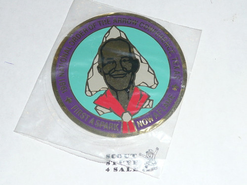 National Order of the Arrow Conference (NOAC), 1981 Metal Decal