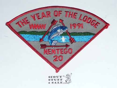 Order of the Arrow Lodge #20 Nentego P1 Patch