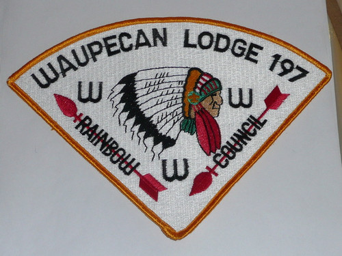 Order of the Arrow Lodge #197 Waupecan P4 Neckerchief Patch