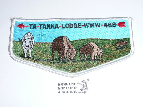 Order of the Arrow Lodge #488 Ta tanka Flap Patch from the Last Ten Years