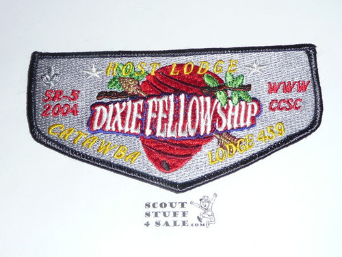 Order of the Arrow Lodge #459 Catawba 2004 Dixie Fellowship Host Flap Patch
