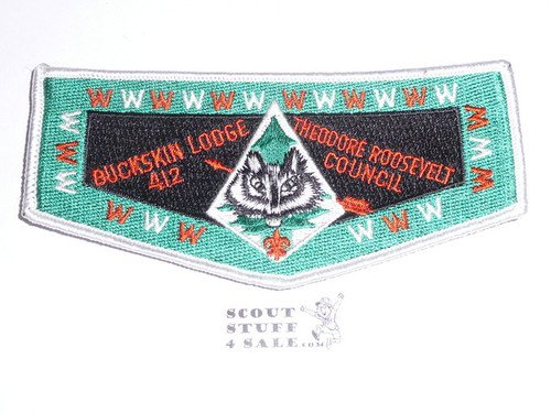 Order of the Arrow Lodge #412 Buckskin s29 Flap Patch