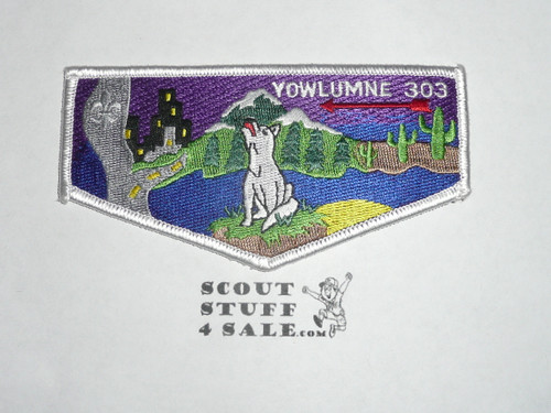 Order of the Arrow Lodge #303 Yowlumne s34 Flap Patch