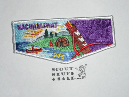 Order of the Arrow Lodge #275 Nachamawat s43 Flap Patch