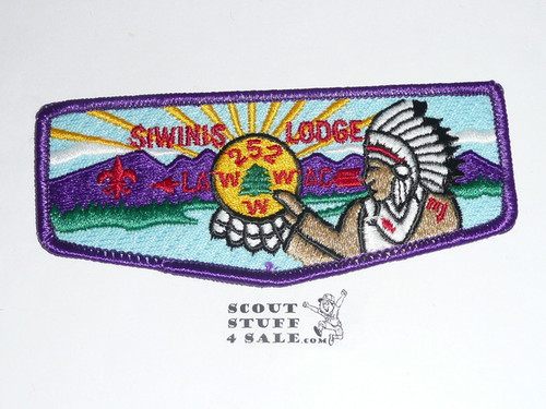 Order of the Arrow Lodge #252 Siwinis Flap Patch from the Last Ten Years #2