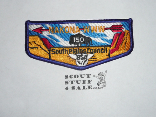 Order of the Arrow Lodge #150 Nakona s43 Flap Patch