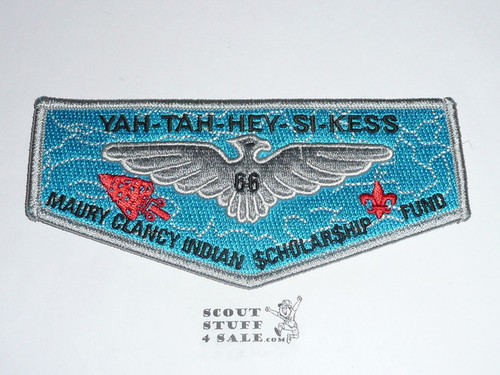 Order of the Arrow Lodge #66 Yah-Tah-Hey-Si-Kess Flap Patch from the Last Ten Years #9