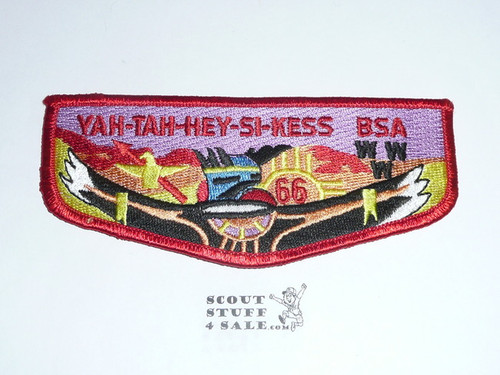 Order of the Arrow Lodge #66 Yah-Tah-Hey-Si-Kess s22 Flap Patch