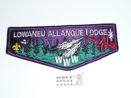 Order of the Arrow Lodge #41 Lowaneu Allanque s9 Flap Patch