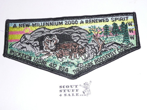 Order of the Arrow Lodge #412 Buckskin s24 Flap Patch