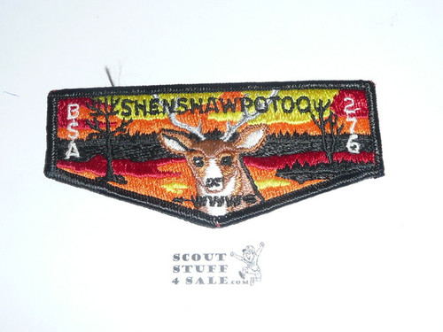 Order of the Arrow Lodge #276 Shenshawpotoo s6 Flap Patch