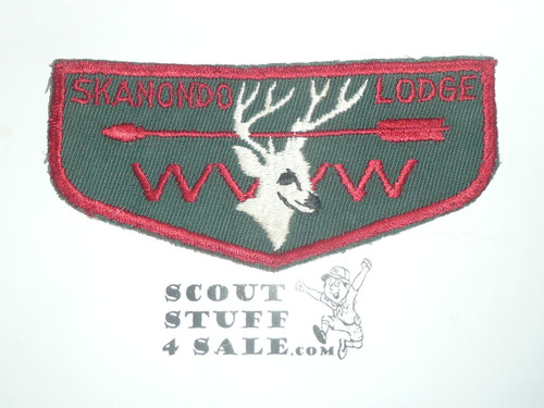 Order of the Arrow Lodge #64 Skanondo f1a First Flap Patch
