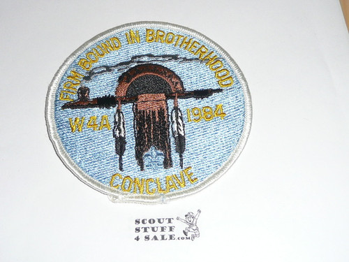 Section / Area W4A Order of the Arrow Conference Patch, 1984