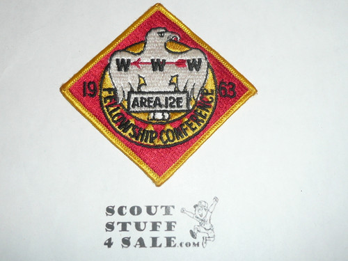 Section / Area 12-E Order of the Arrow Conference Patch, 1963