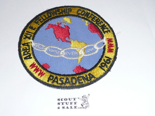 Section / Area 12-E Order of the Arrow Conference Patch, 1961