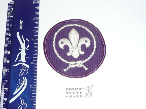 International Scouting Emblem, large 2 1/2" round
