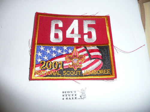 2001 National Jamboree Troop 645 Unit Number, Western Los Angeles County Council Troop