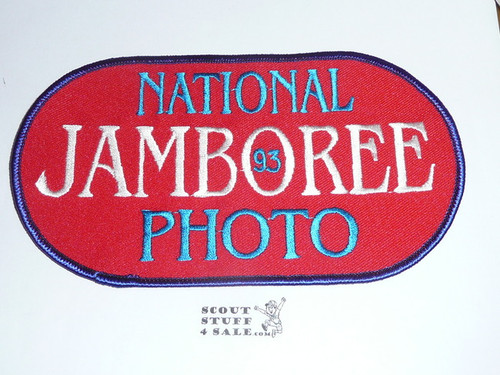 1993 National Jamboree Photographer Armband, no elastic band