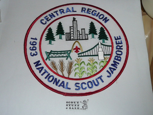 1993 National Jamboree Central Region Jacket Patch